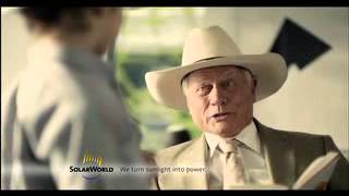 Solarworld television advert starring Larry Hagman [upl. by Munafo]