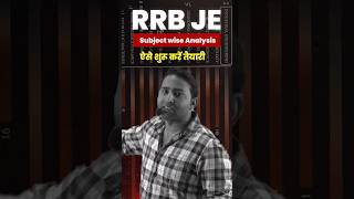 RRB JE Subject Wise Weightage  RRB JE Mechanical Engineering Analysis rrbjemechanical rrbje [upl. by Cristoforo]