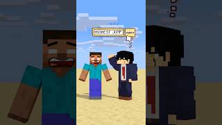 HELP Herobrine To Power Up And Highest Jump friendship shorts trending anime [upl. by Olethea]