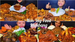 Asmr Eating Spicy Non Veg Food 😋 Indian Mukbang Show 😍 Food Compilation 🤤 [upl. by Dusen]