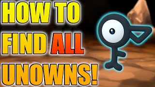 How to find ALL Unowns in Pokemon Brilliant Diamond and Shining Pearl [upl. by Gwenore]