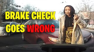 BEST OF BRAKE CHECKS GONE WRONG COMPILATION 2024  Insurance Scams Road Rage Instant Karma [upl. by Ttsepmet]