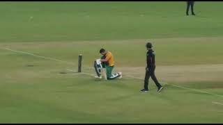 Rossouw Celebration 100 vs India in Indore [upl. by Gnanmas]