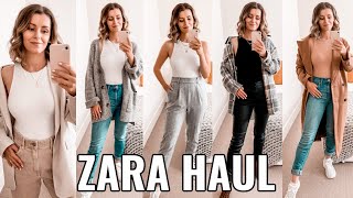 ZARA BODYSUIT TRY ON HAUL 2021  ZARA BODYSUIT BRA HACK  ZARA AUTUMN CAPSULE WARDROBE OUTFIT IDEAS [upl. by Eskill674]