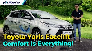 2021 Toyota Yaris 15G Facelift Review in Malaysia So Comfy You Dont Want Anything Else  WapCar [upl. by Inirt]