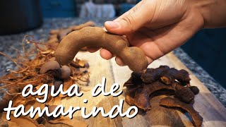 How to Make Agua de Tamarindo Tamarind Agua Fresca [upl. by Assirat]