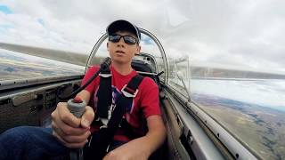 14 Year Old First Glider Solo [upl. by Beller848]