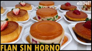 💥3 Postres para NEGOCIO Sin HORNO ¡FLAN receta FÁCIL rápida y ECONÓMICA [upl. by Imis631]