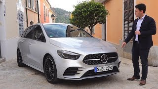 2019 Mercedes B Class  NEW AMG drive Review B200d interior exterior [upl. by Airakaz]