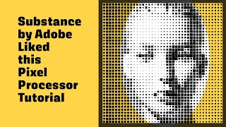 Adobe Substance Designer 6 Pixel Processor Hard Mix Blend Mode Custom Halftone Effect [upl. by Hastie]