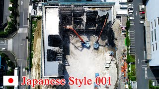 Demolition Work Japanese Style 001 解体工事 PV [upl. by Akirdna34]