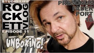 Presonus Faderport 16 Unboxing  Rockett Vlog 16 [upl. by Griggs396]