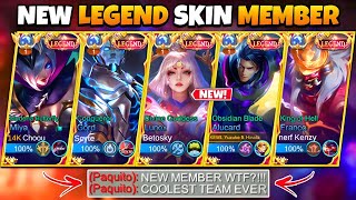 FINALLY 5 MAN LEGEND SKIN with NEW MEMBER is HERE 😱 The Most Coolest amp Expensive Skin Ever [upl. by Enuj]