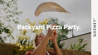 Backyard Pizza Party  Outside Pizza  Gozney Roccbox [upl. by Haikan]