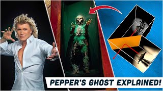 Hoe Maak je de Beste illusies in een Pretpark 👻  Peppers Ghost uitgelegd met Hans Klok [upl. by Irafat]