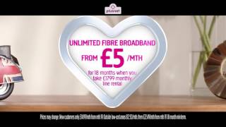 Plusnet  Can’t help but help  £5 a month for 18 months [upl. by Novick]