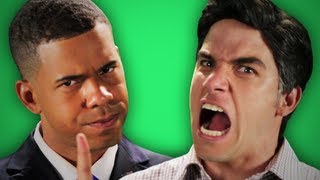 Epic Rap Battles Of History  Behind the Scenes  Barack Obama vs Mitt Romney [upl. by Awjan]