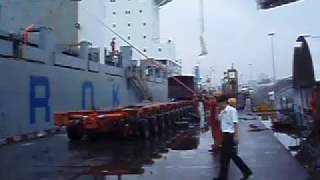 Chipolbrok Breakbulk Discharge in Qingdao China [upl. by Adnolay]