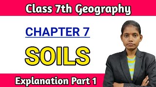 Soils explanation in hindi part 1  Class 7th geography chapter 7 maharashtra board [upl. by Aden914]