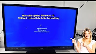 Manually Download Windows 10 Update Without Losing DataNo Formatting [upl. by Shiekh]