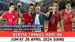 ⚽ Berita Timnas Hari Ini  Jumat 26 April 2024 Siang  Berita Timnas Terbaru [upl. by Elpmid]