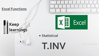 Excel T INV Function [upl. by Blanch]