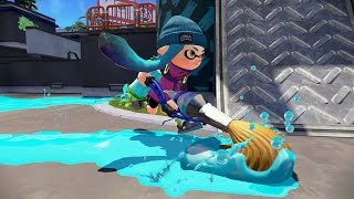 Inkbrush Montage  Splatoon スプラトゥーン for Wii U [upl. by Dott676]