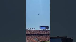 T38A Flyover Tennessee vs Chattanooga Neyland Stadium 13th Bomb Squadron 08302024 [upl. by Lodie]