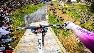 POV  Amaury Pierrons Insane WINNING Run in Lourdes [upl. by Neeroc]