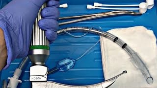 Endotracheal intubation technique doctor motivation laryngescopehospital [upl. by Sllew]