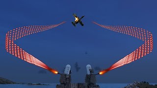 A10C Thunderbolt II vs CRAM Phalanx CIWS in Action  Military Simulation  Arma 3 [upl. by Eireva101]