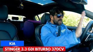 Prueba Kia Stinger 33 TGDI V6 BiTurbo 370cv  Review  Español  TestDrive  CAR and GAS [upl. by Hgiel723]