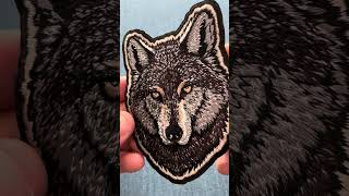 Wolf Iron On Patch P7651 [upl. by Alliuqahs]