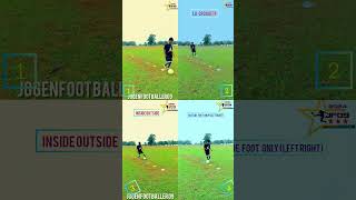 4 CONE DRILLS footballskills soccerskills skills drills trending [upl. by Ellenaj]