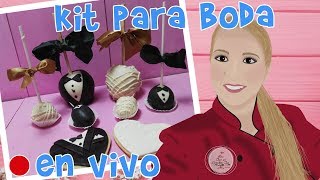 KIT PARA BODA  Galletas Fresas Manzanas Y Cakepops [upl. by Danette899]