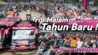 MOMEN LUAR BIASA  PESTA BASURI DI MALAM TAHUN BARU  Naik MSM quotShejaloequot Trip Kota Tua 31 Des 2023 [upl. by Ajssatan]