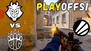 PLAYOFFS BIG vs G2  HIGHLIGHTS  ESL Pro League Season 19 l CS2 [upl. by Anirb439]