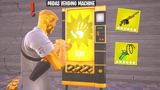 I Only Used MIDAS Vending Machines In Fortnite [upl. by Jamesy55]