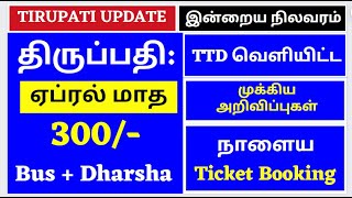 SSD updates amp May month booking TTLatest updatesTirumala tirupati updates ttd viral [upl. by Lilithe577]