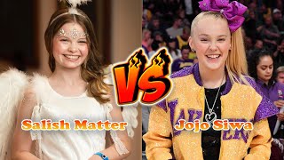 Salish Matter VS Jojo Siwa Transformation 👑 From Baby To 2024 [upl. by Enreval45]