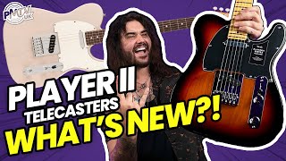 Fender Player II Series Telecasters  Upgraded For 2024 With Rosewood Boards New Colours amp More [upl. by Haze262]