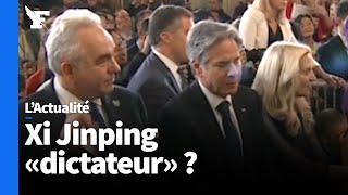 Xi Jinping «dictateur» la grimace d’Antony Blinken pendant la déclaration de Joe Biden [upl. by Yrro683]