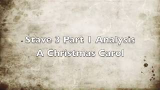 A Christmas Carol Stave 3 Part 1  Reading with fixed audio [upl. by Hras]