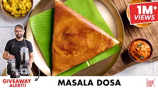 Masala Dosa Recipe  Perfect Dosa Atta Tips  परफेक्ट मसाला दोसा बनानेका तरीका  Chef Sanjyot Keer [upl. by Westley506]