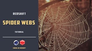 SpiderWeb tutorial with redshift CINEMA 4D TUTORIAL [upl. by Canfield]