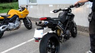 Hypermotard 796 With Termignoni AND LeoVince Cat delete [upl. by Ullund]