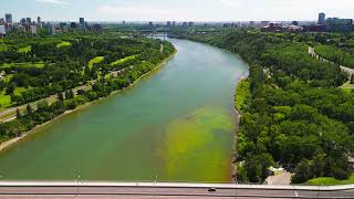 Edmonton Groat Bridge North Saskatchewan River June 2324 [upl. by Silrak]