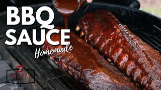 Easy Homemade BBQ Sauce Recipe  Whiskey Barbecue Sauce [upl. by Skill]