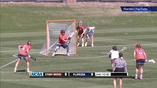 3 Stony Brook vs 8 Florida  NCAA Womens Lacrosse Highlights 2020 [upl. by Jd543]