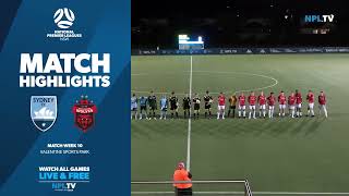 NPL NSW Mens Round 10 Fixture – Sydney FC v Wollongong Wolves [upl. by Cassondra]